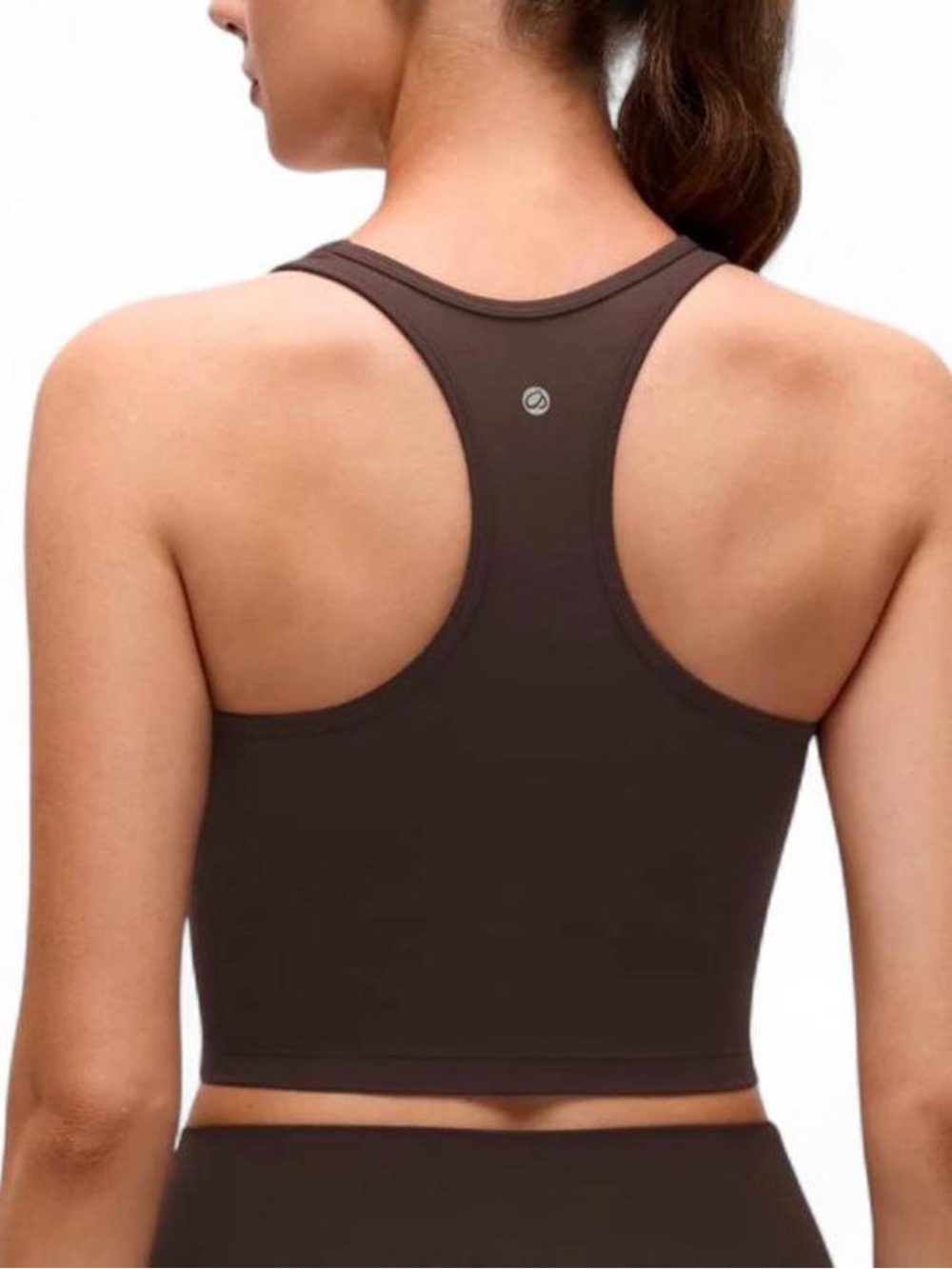 CRZ Yoga Butterluxe Longline Racerback Sports Bra Crop Tank (measures small) - Picture 2 of 8